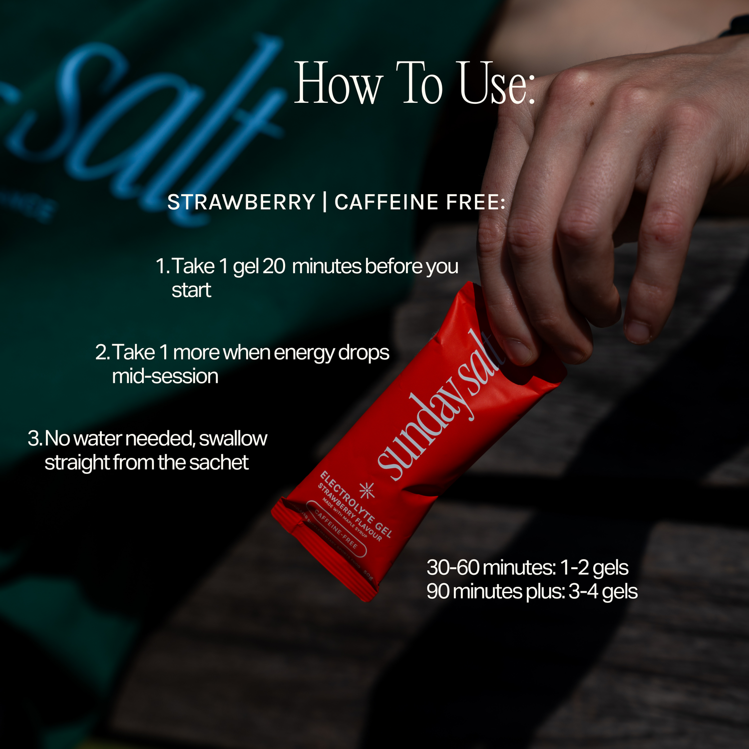 Strawberry – Caffeine-Free Energy Gel