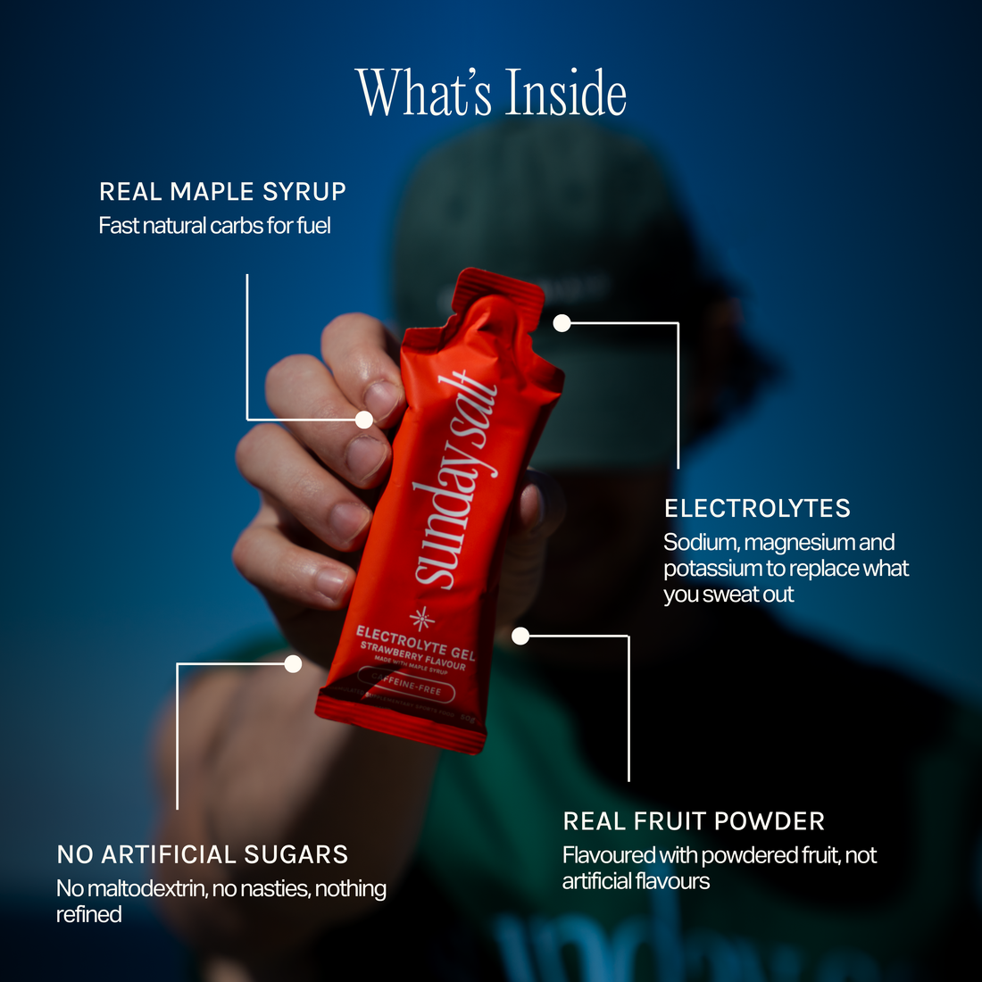 Strawberry – Caffeine-Free Energy Gel