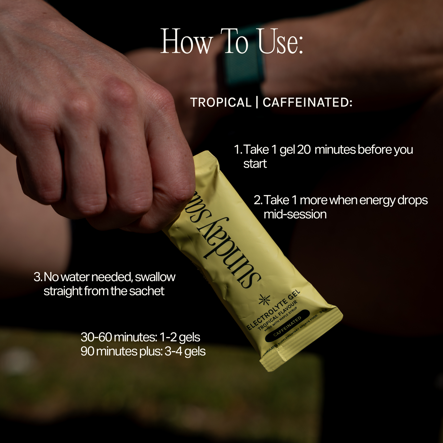 Tropical – Caffeinated Energy Gel