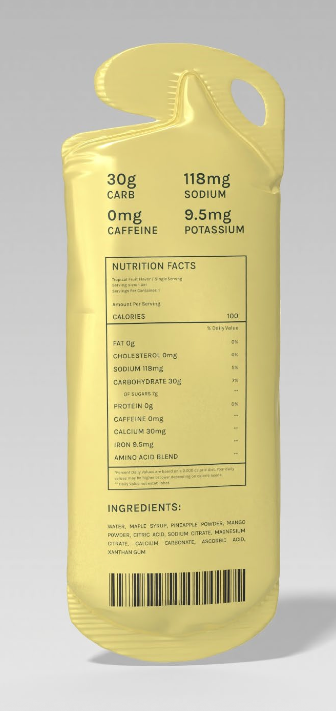 Tropical – Caffeinated gel