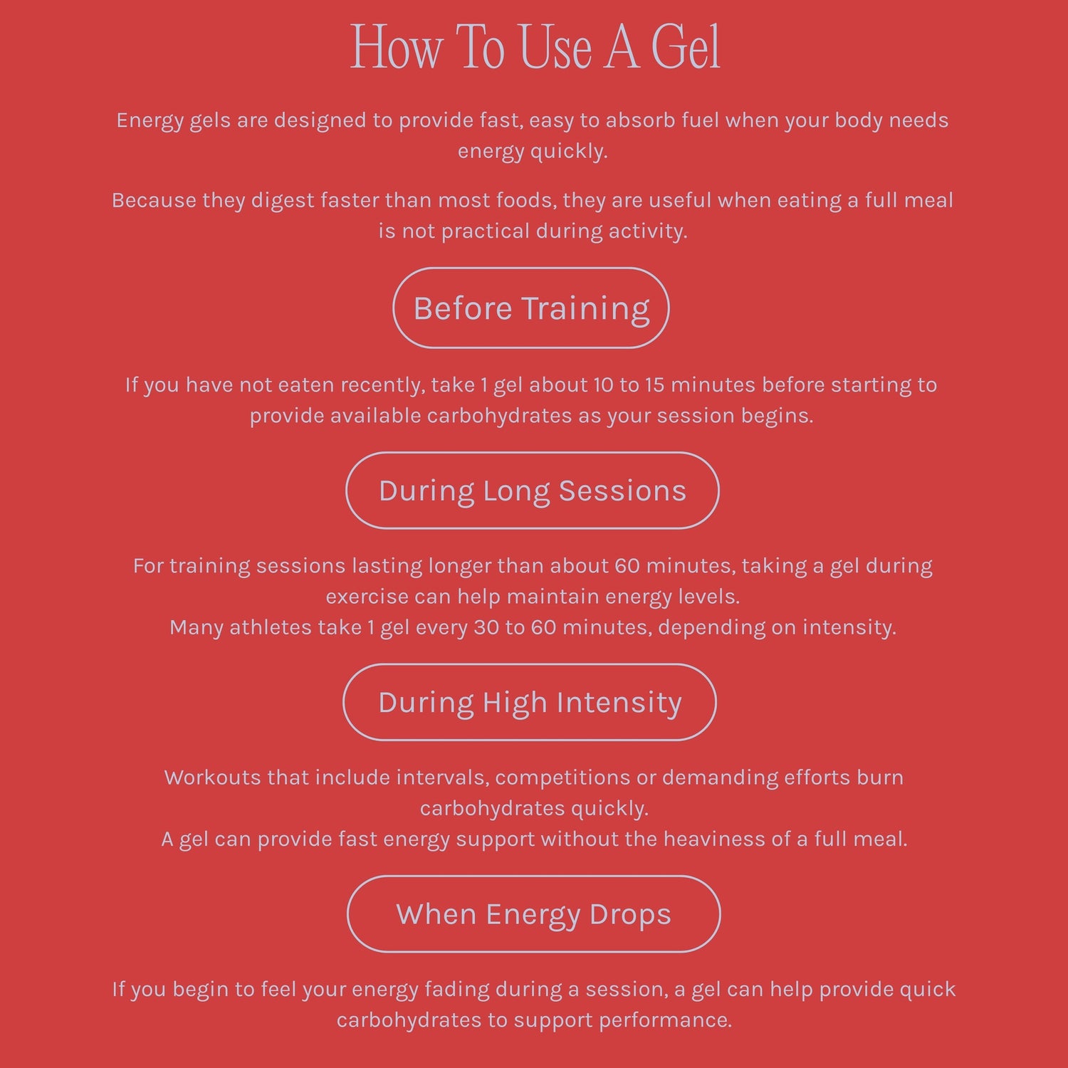 Strawberry – Caffeine-Free Energy Gel