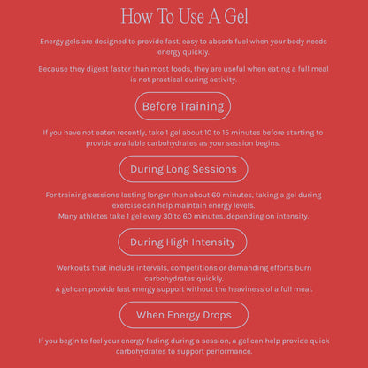 Strawberry – Caffeine-Free Energy Gel